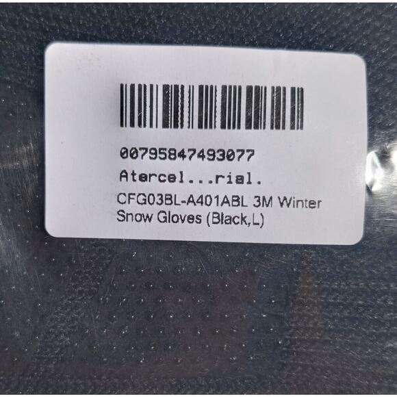 Atercel 3M Thinsulate Winter Gloves L Men Women Waterproof Thermal Cold Weather - Picture 5 of 8